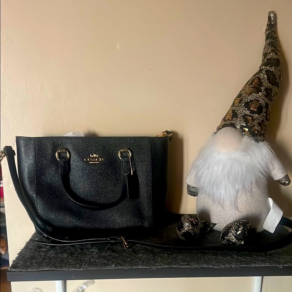 Coach Black Alice Satchel with Gold Hardware - Final Price